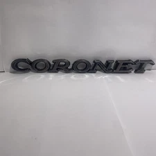 1969-1974 Dodge CORONET Nameplate Fender Emblem Badge 3504801