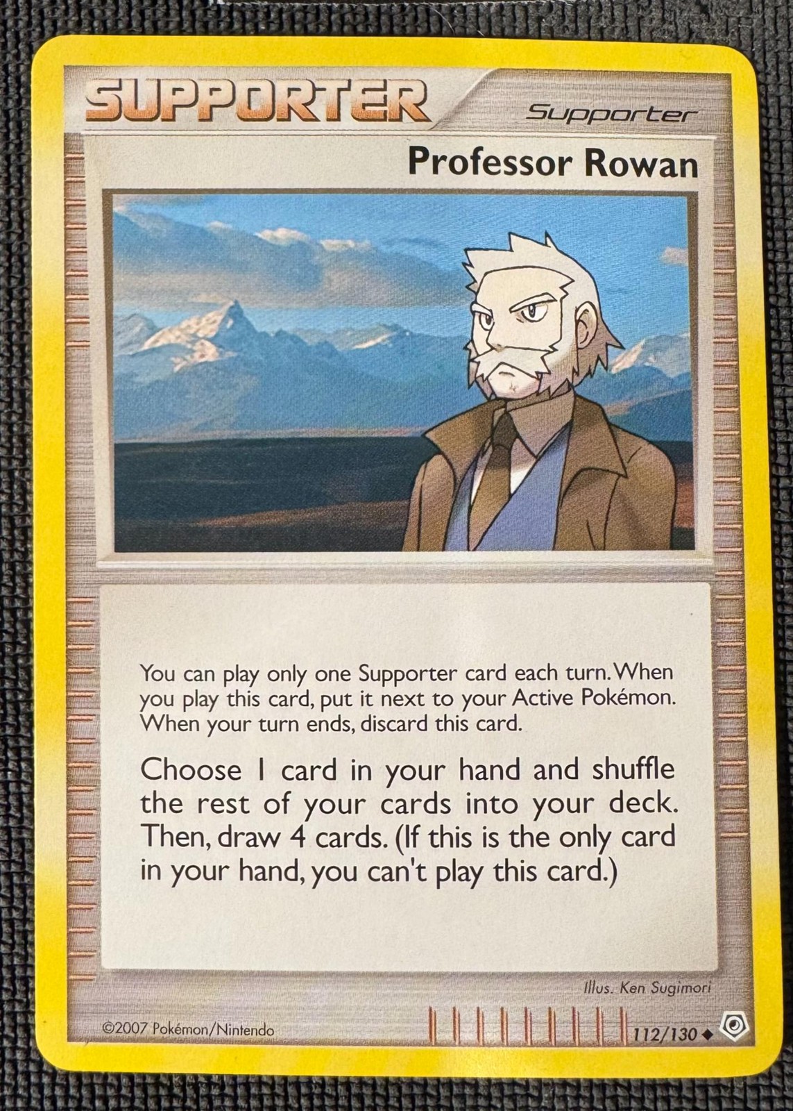 PROFESSOR ROWAN 112/130 UNCOMMON DIAMOND & PEARL POKEMON LP