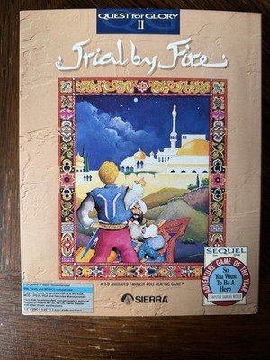 Quest for Glory II 2: Trial by Fire Sierra MS-DOS 3.5'' Big Box PC