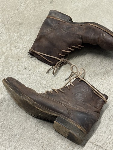 Par de botas All Saints Spitalfields marrón punta de ala para hombre 42/9 EE. UU. - Imagen 18 de 24