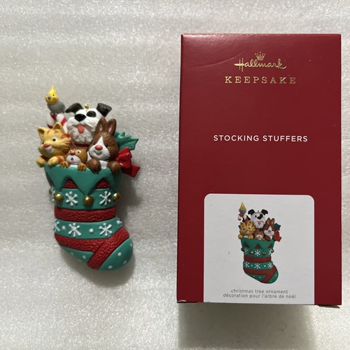Hallmark #1 Stocking Stuffers 2021 Keepsake Ornament NEW Pet Dog Cat Bird Bunny