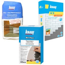 96x Knauf Fliesenkleber Flex C2TZE S1 Flexkleber Flexmörtel Fliesen Naturstein