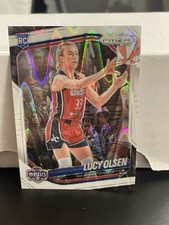 2025 Panini WNBA Prizm Basketball White Seismic Prizm Rc Lucy Olsen