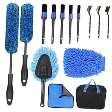 14PCS Wheel Brush Kit for Cleaning Wheel and Tire, Car Detailing Brushes, 