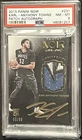 2015 Panini Noir Game Used Patch AUTO #231 Karl Anthony Towns PSA 8 Rookie /99