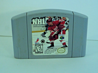 NHL Breakaway 99 (Nintendo 64, 1998) Cartridge Only -Tested