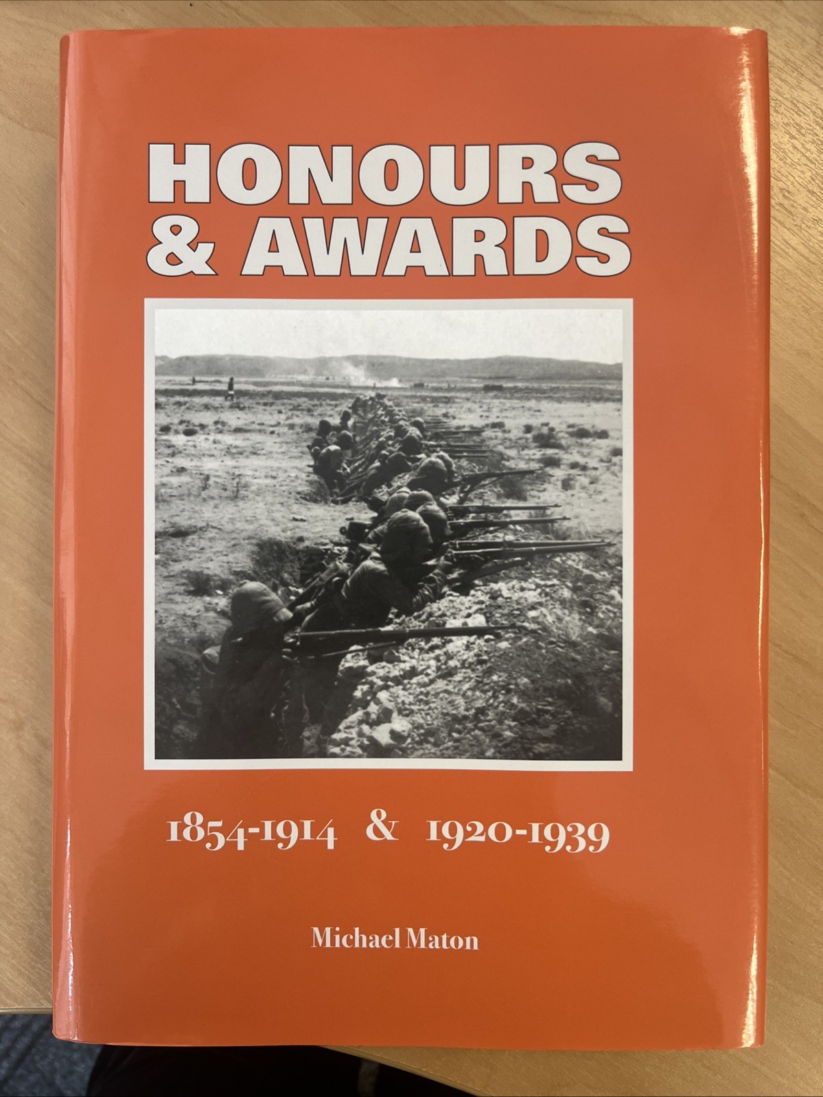 Honours & Awards 1854-1914 & 1920-1939. Michael Maton