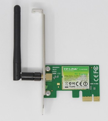 TP-Link N150 Desktop, 2.4GHz WIFI PCIe x1 150Mb/?s WLAN 802.11b/?g/?n (#12132)