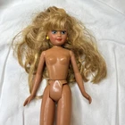 Vintage 1987 Barbie Skipper Doll Bendable Knees Malaysia Rare Eyes