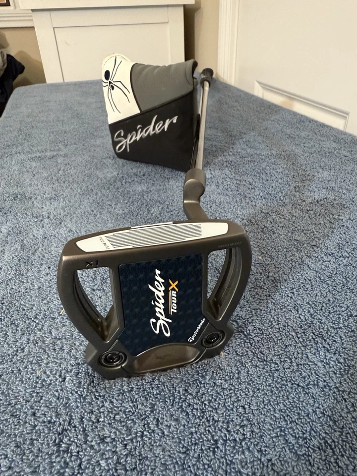 RH 34" TaylorMade Spider Tour X #1, L Neck Putter, New weights, KBS shaft, H/C - Image 4 of 4