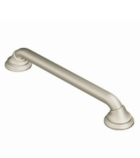 Moen R8718D3GBN 18 Bathroom Grab Bar in Brushed Nickel