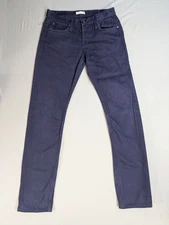The Unbranded Brand Men's UB108 Skinny Navy Selvedge Chino Pant 32
