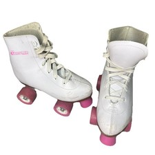 Chicago Girls Rink Roller Skate - White Youth Quad Skates - Size 3