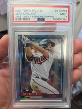 2021 Topps Update Alex Kirilloff 1992 Topps Redux Chrome #TC9229 PSA 9
