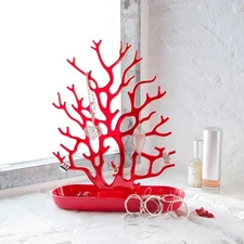 Koziol CORA Jewelry Organizer - Holds Bling & More! Fun Coral Design  Great Gift