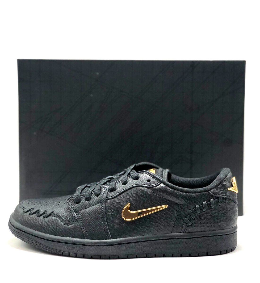 NEW* Women Air Jordan Low Method of Make Black-Metallic Gold