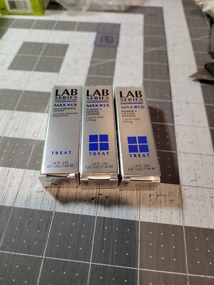 Lot 3 Lab Series Skin Care For Men 2 Lifting Lotion & 1 Lifting Serum 7ml Each