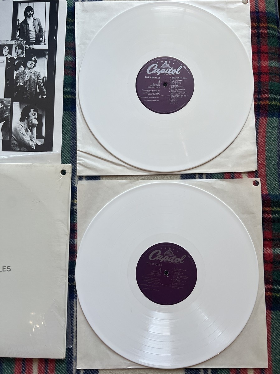 The Beatles White Album White Vinyl Factory Sealed Vintage