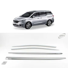 Chrome Window Vent Visor Rain Guard 4PCS Set K623 For KIA Sedona 2016-2021
