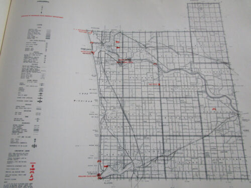 1961 OTTAWA County MI MICHIGAN CONSERVATION DNR MAP - Picture 1 of 1