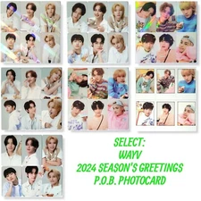 WAYV 2024 SEASONS GREETINGS PHOTOCARD ALADIN APPLE KTOWN SM SOUND YES24 (select)