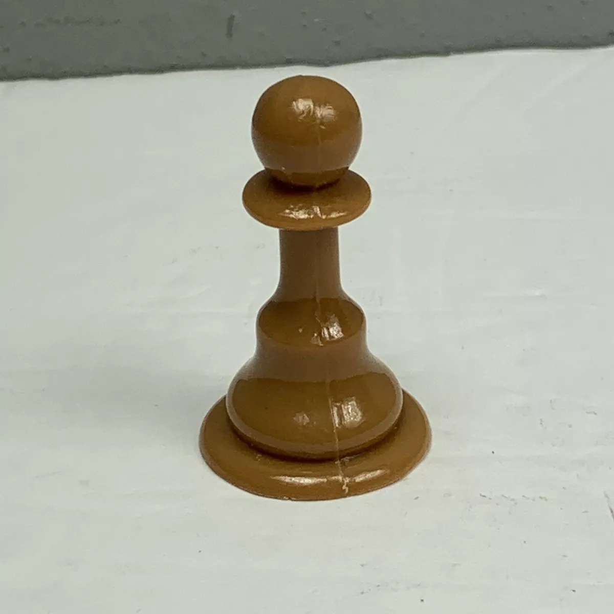 Chess Rook Ivory Tan Plastic Felt Replacement Game Piece Faux Wood