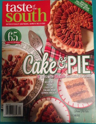 Taste Of The South Cake & Pies Classic Flavors Recipes Dec 2014 FREE SHIPPING!