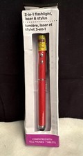 Three In One Flashlight, Laser, And Stylus