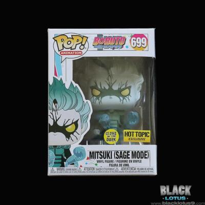 BLEMISHED BOX Funko Pop! Mitsuki Sage Mode Glow Boruto Naruto Hot Topic Pop 699