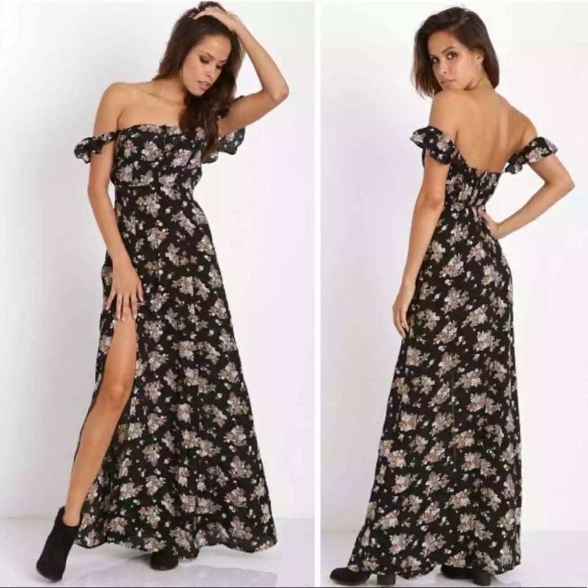 Flynn skye 2025 bardot maxi