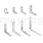50 pcs Heavy-duty 304 stainless-steel Angle L Shape Brace Bracket -Shelf Support