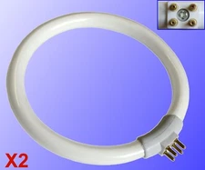 TWO Replacement Bulb for Magnifying Desk Lamp Light fits Alvin ML150 and more!