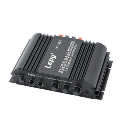 LEPY LP-168S Super Bass 2.1CH Power Amplifier Audio Hifi Output 40W*2 + 45W*1 su