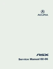2002-2006 Acura RSX Shop Service Repair Manual