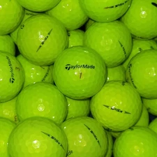 24 Yellow TaylorMade TP5x Used Golf Balls - 4A Near Mint Grade AAAA