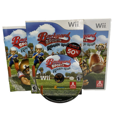 Backyard Sports Rookie Rush – Nintendo Wii (2010) – Slipcover – Used | eBay