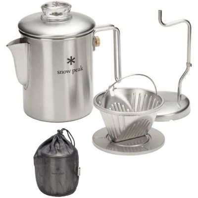 snow peak Field Coffee Master PR-880 760ml Dripper Percolator with Storage Case
