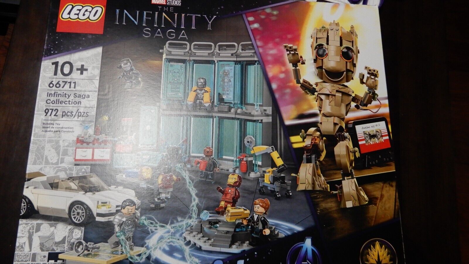 Lego 66711 Infinity Saga 2 in 1 Lego 76216 and 76217 Baby Groot Costco Pack