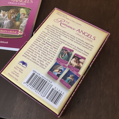 THE ROMANCE ANGELS ORACLE CARDS BY DOREEN VIRTUE 44 CARD DECK AND
