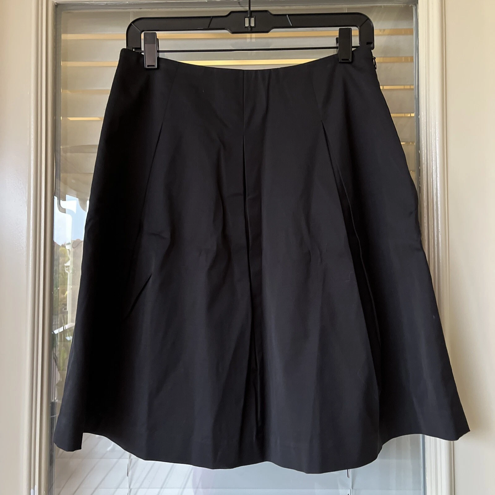 Talbots Petites Women's Size 6P Lined Side Zip Black Skirt NWT MSRP $119