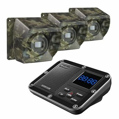 Wuloo Driveway Alarms Wireless 1/3 Mile Long Range Home Garden Yard Motion Alarm