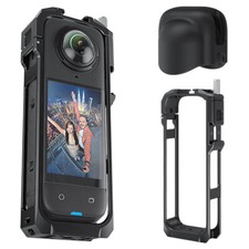 Metal Protective Frame Case with Lens Cover Kit For Insta360 X5 Aluminum Cage