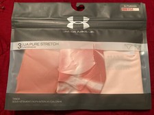 UNDER ARMOUR UA Pure Stretch Stardust Pink Pack Thong Panty Women XL