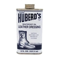 Huberd’s Leather Dressing with Neatsfoot Oil - Leather conditioner that softe...