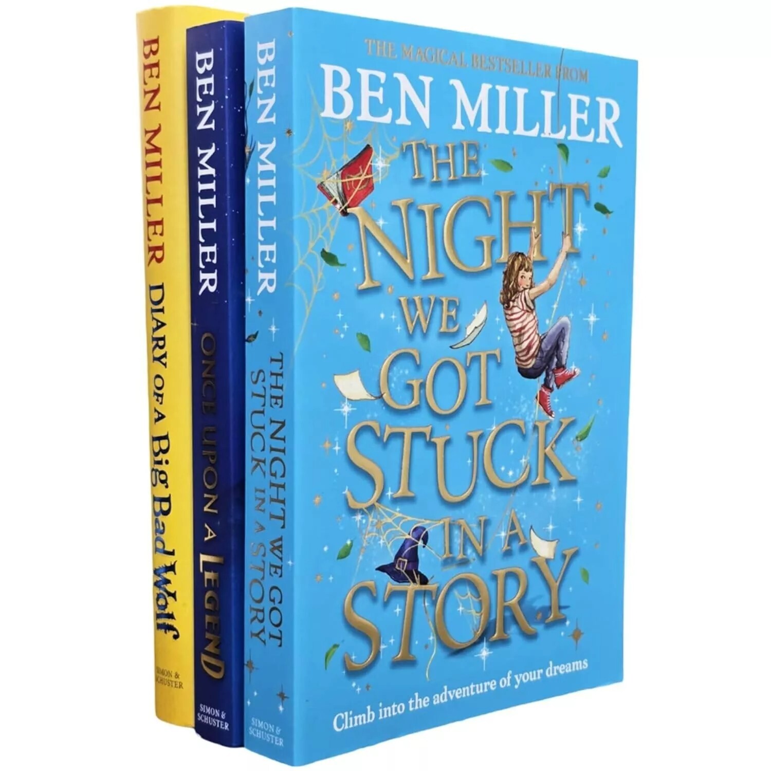 Ben Miller Collection 3 Books Set Diary of Big Bad Wolf (HB),Once Upon a Legend
