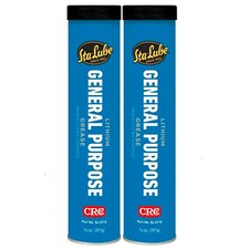 CRC SL3310 Sta-Lube General Purpose Lithium Grease 14-Ounce 14OZ. Pack of 2