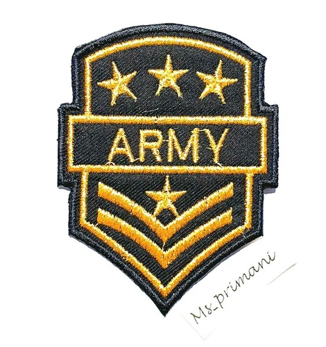 Embroidered Military Army NASA style Iron On Sew On Patches Badges Various style - Picture 12 of 61