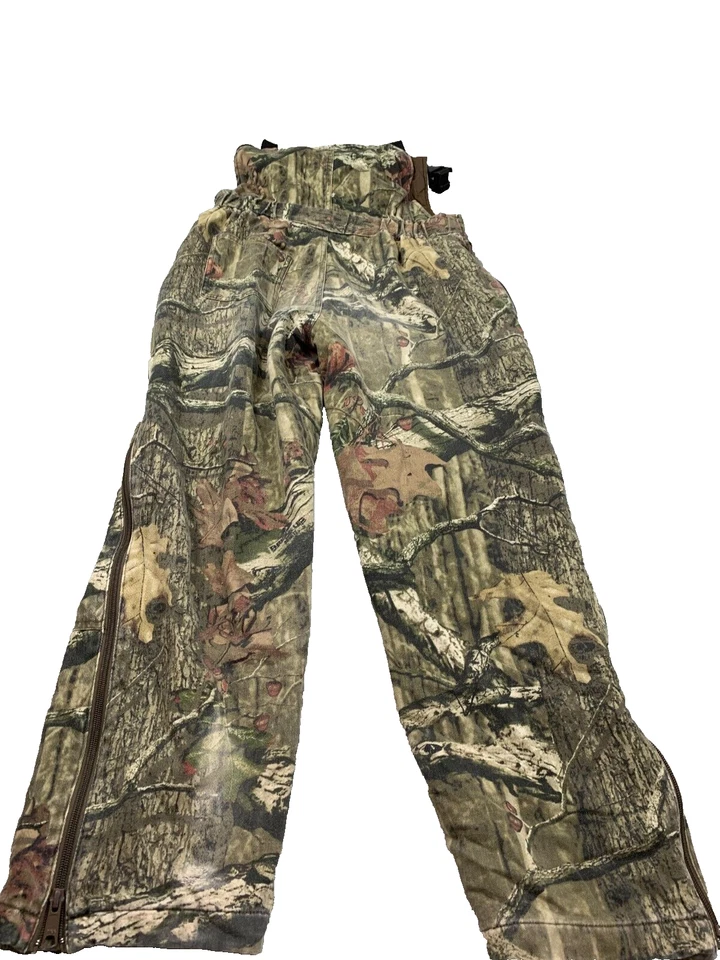Vintage Cabela’s Hunting Bib Pants Youth Large Camo Insulated Realtree Overalls - Image 2 of 4