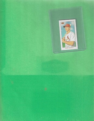 2021 Topps T-206 Tommy Edman Super Short Printed Cycle Back Card, P/r of 25