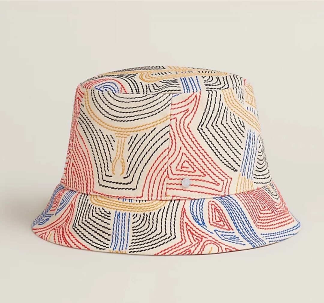 Hermes Calvi Eperon Bucket Hat Size 57 | eBay display picture 1